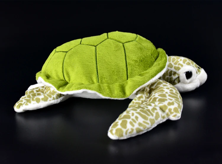 28 см реалистичные плюшевые игрушки черепаха Супер мягкое чучело черепахи игрушка морские животные плюшевые игрушки подарки для детей