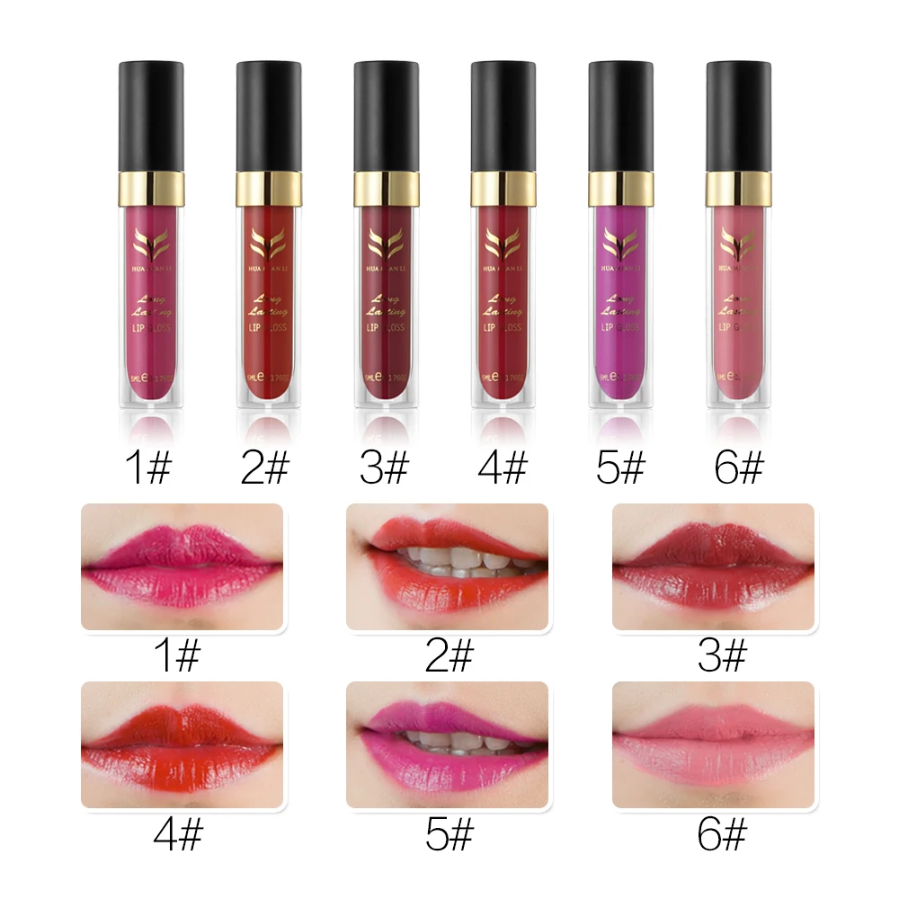

Lips Makeup Matte Liquid Lipstick Make up Women Matt Lip Gloss Waterproof Nude Mate Batom Beauty Cosmetics Gloss Tint Long-last