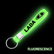 1 шт. светящаяся силиконовая эмблема значок автомобильный брелок для Lada Niva Kalina Priora Granta Largus ВАЗ Samara автомобильный Стайлинг