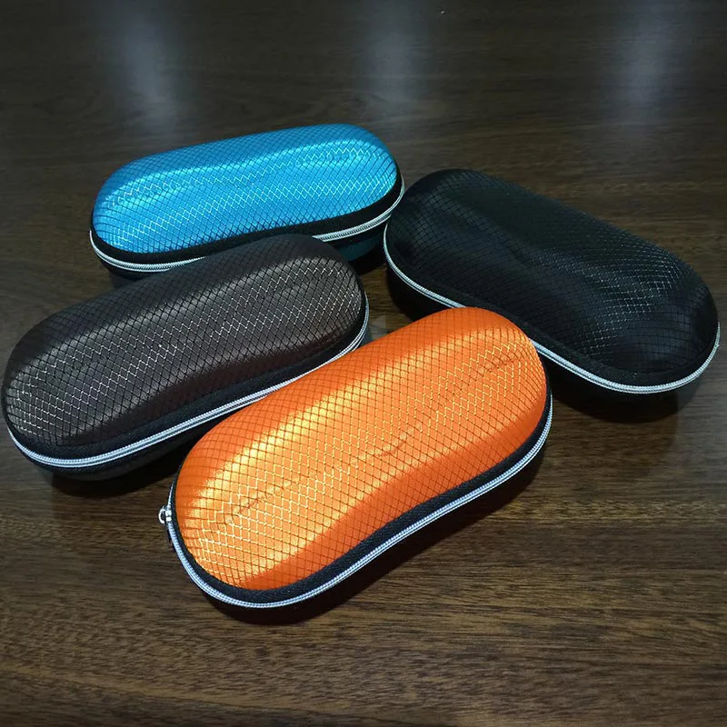 

Hindfield Portable Rectangle Zipper Glasses Case Hard Eyewear Box for Sunglasses Eyeglasses Cases Boxes