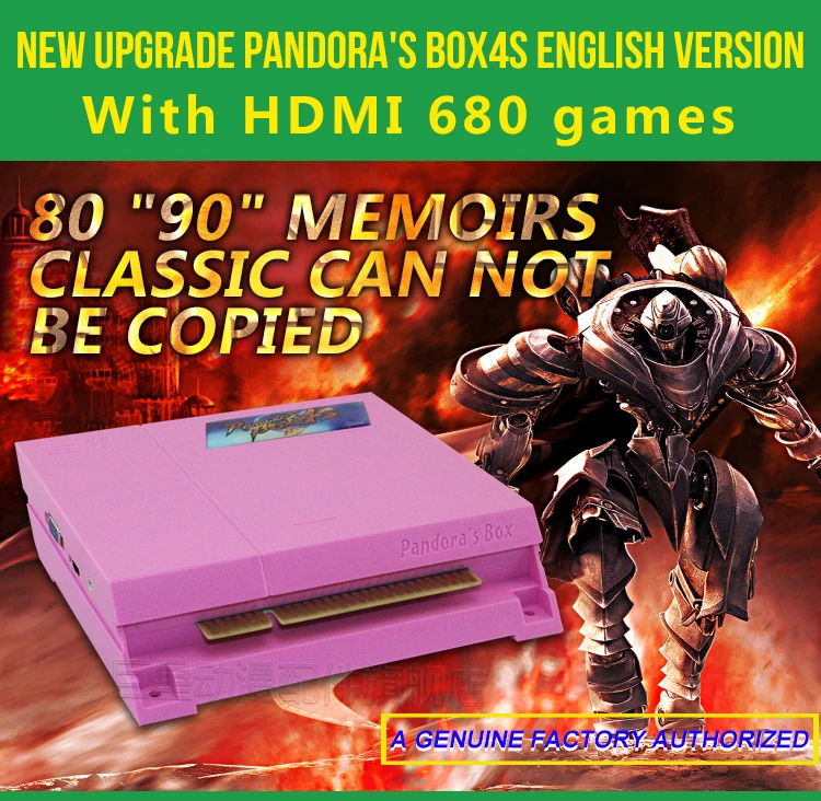 Pandora Box 4S 815in 1 игровая доска JAMMA Аркада с HDMI VGA английская версия видео в для CGA и