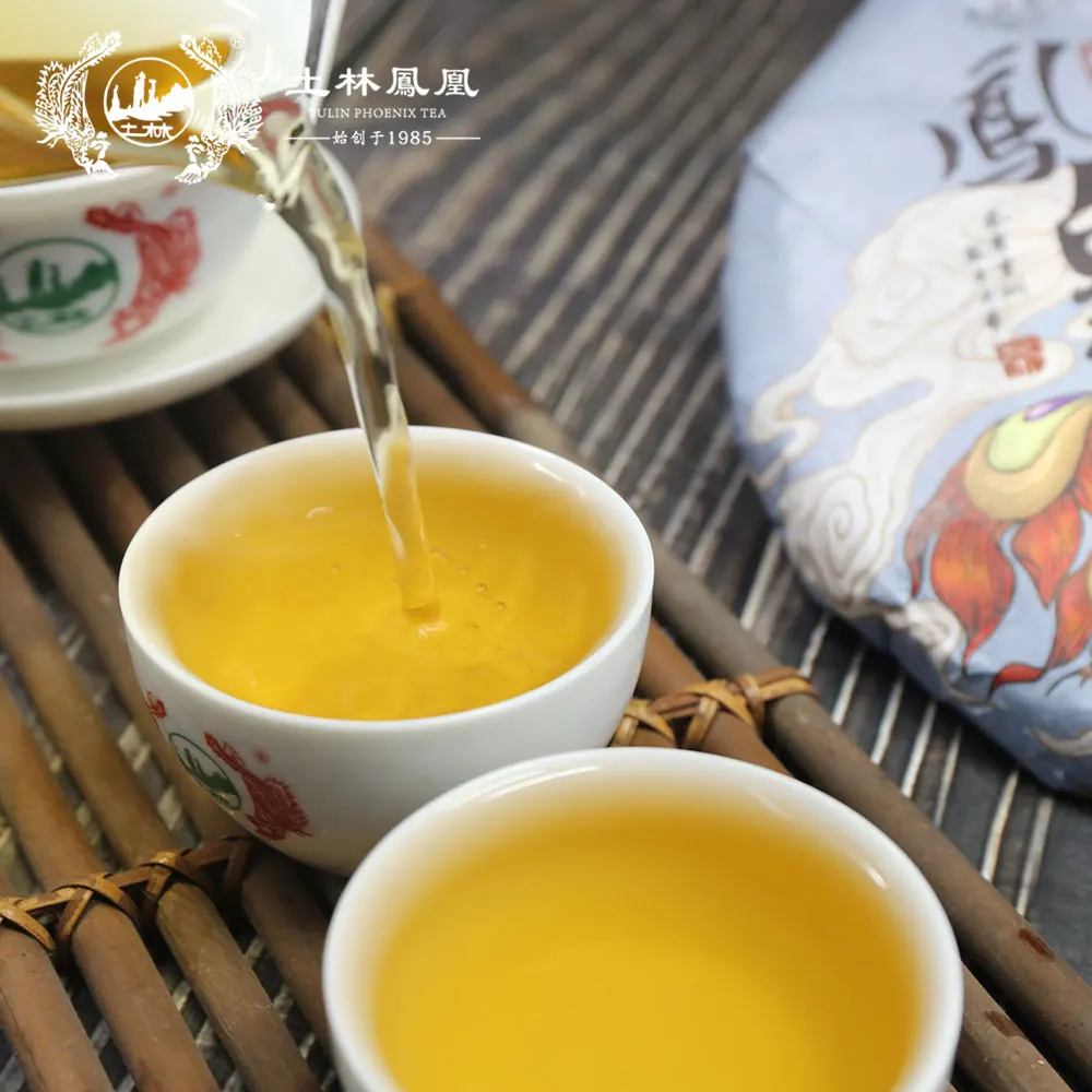 Тулин Феникс Shen Pu-erh чай "China Fenghuang" сырой Pu-erh чай 357 г