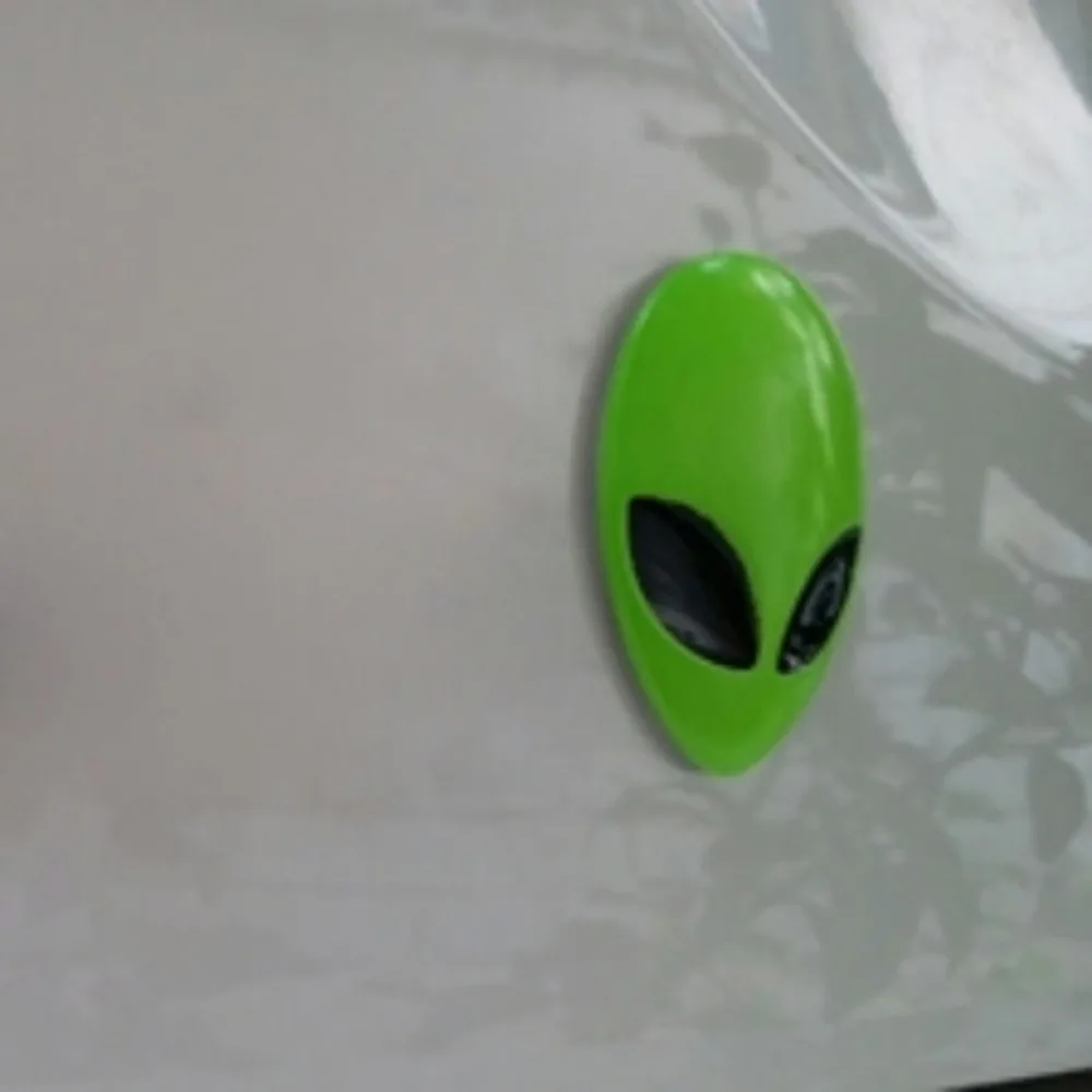 Стайлинг автомобиля стикер 3D металлический s Alien логотип цинковый сплав s|sticker
