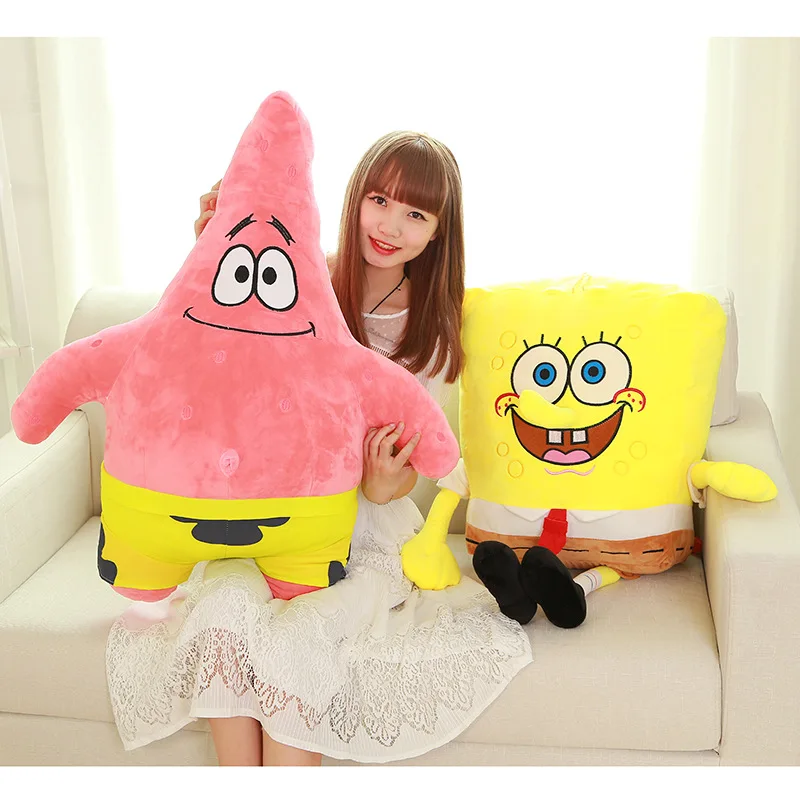 sponge bob 30cm spongebob plush toy soft anime cosplay font b doll b font for kids
