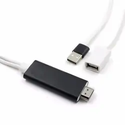 Кабель HDMI HD ТВ цифровой av-адаптер USB HDMI 1080 P FHD выход Smart конвертер для кабеля с порт HDMI для Apple ТВ для iPhone