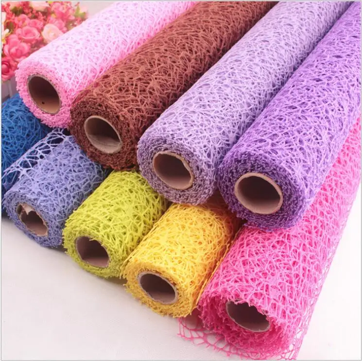 5 ярдов * 52 см/рулон креп бумага для упаковки подарков|paper mesh|paper crepepaper handmade |