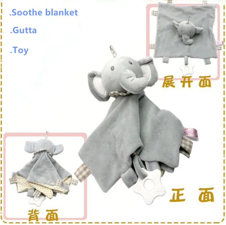Музыкальное мягкое детское мягкое одеяло с животным, мягкое детское одеяло с кроликом, детское одеяло со слоном, полотенце для сна, одеяло для новорожденных