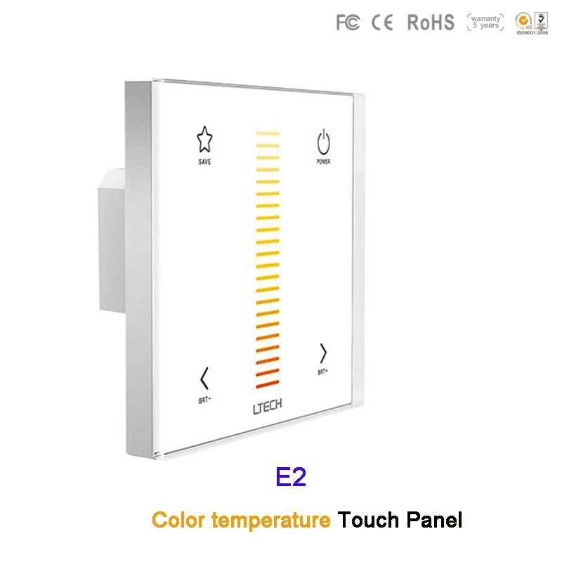 E1/E1S/E2/E3/E3S настенное крепление 2.4GH RF затемнения/CT/RGB led переключатель сенсорной