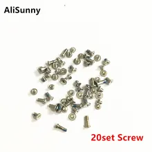 AliSunny 20 компл. Полный Винт Набор для iPhone 7 8 Plus X 7P 8 P Полные Винты внутренние комплекты запасные части