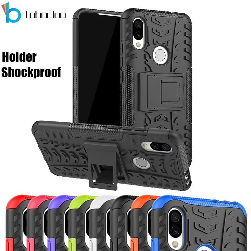 Armor Case ShockProof for XiaoMi Mi9 Mi 9SE 9 RedMi Note 7 Pro Global Version Heavy Duty Hard Soft Silicone Stand Cover |