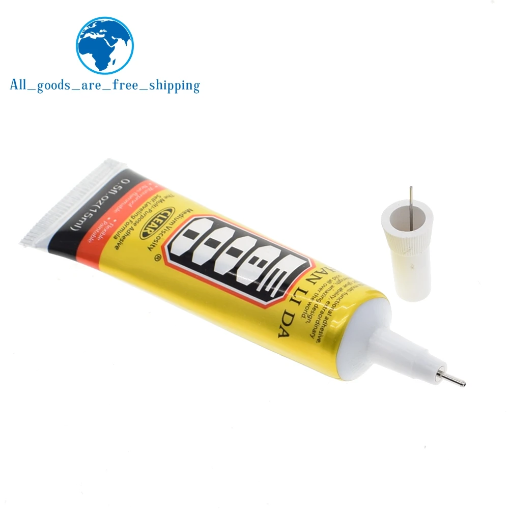 

TZT 15ml E-8000 multi-purpose glue E8000 nails rhinestones crystal craft jewelry glue touch screen mobile phone repair plastic