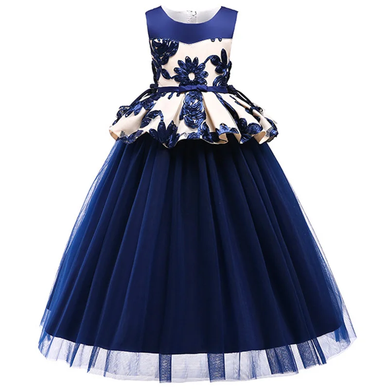 

JAYLAY Kids Toddler Flower Girls Lace Dress Pageant Wedding Bridal Children Bridesmaid Princess Gown Tutu Dress 3-14 Years