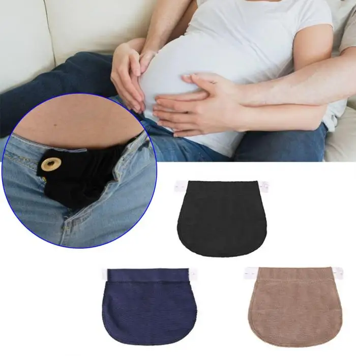 Pants Belt Extension Buckle Button Lengthening Extended For Pregnancy Pregnant Women DTT88