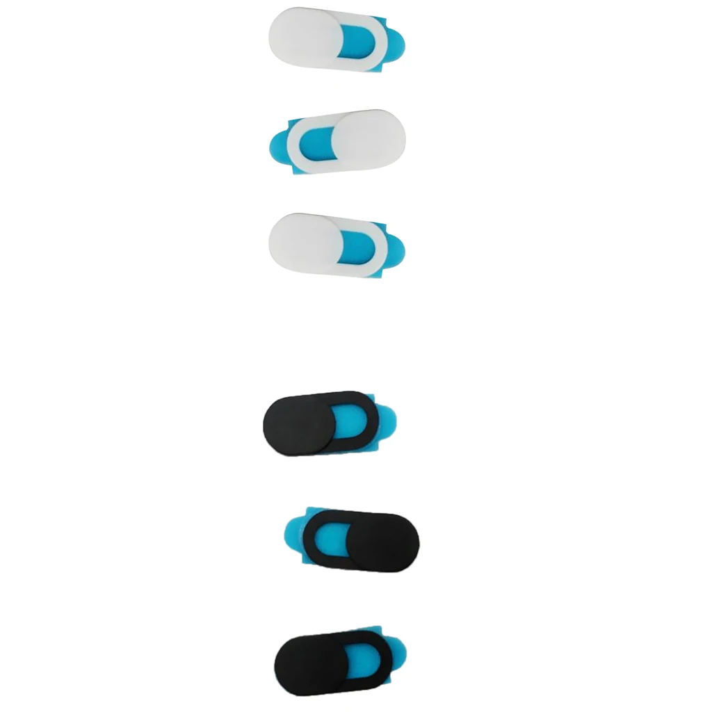 Pack of 3 Colour Webcam Cover Shutter Magnet Slider Camera Lens Privacy Sticker for Phone Laptop Universal Protection Cover
