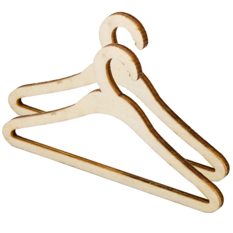 Wood Wooden Clothes Coat Hanger 7.5cm Long Good Quality Baby Clothes