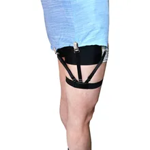 2 шт., сексуальная эластичная Мужская рубашка для отдыха, подвязки, деловая Мужская рубашка, джентльмен, подтяжки для ног, подтяжки для рубашек, подтяжки, держатель подвязки