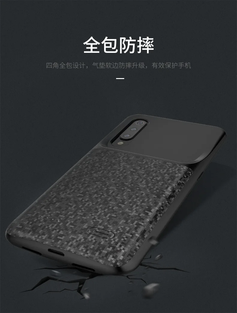 Egeedigi тонкий ударопрочный чехол для заряда батареи для Xiaomi Mi 9/9 Se power Case power Bank Высокая емкость батарея задняя крышка чехол