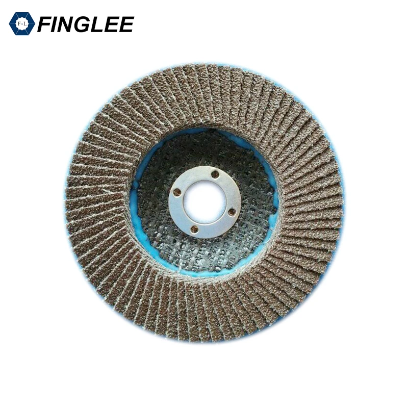 FINGLEE 10pcs lifespan Angle Grinder Sanding Flap Wheel Disc Stainless Steel Calcined aluminium 100*16mm Demurring Metalwork angle-grinder-sanding-disc : image FINGLEE 10pcs lifespan Angle Grinder Sanding Flap Wheel Disc Stainless Steel Calcined aluminium 100*16mm Demurring Metalwork angle-grinder-sanding-disc