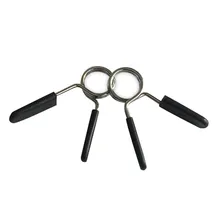 Hot sale 2Pcs 25mm Barbell Gym Weight Bar Dumbbell Lock Clamp Spring Collar Clips#30 65