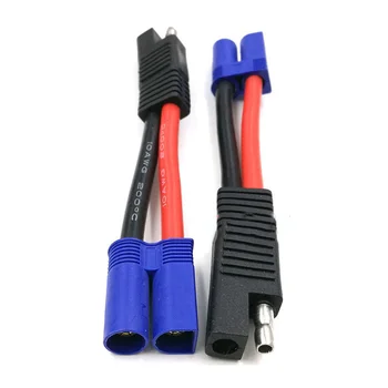 

2pcs EC5 Female Connector to SAE Plug Battery Tender Power Cord Automotive Adapter Cable 10AWG High Quality