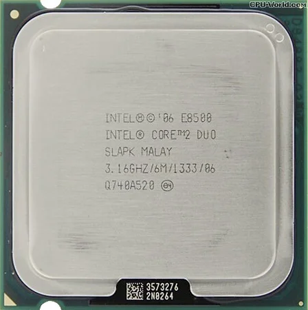 Процессор Intel Core 2 Duo E8500 SLB9K SLAPK 3,16 GHz 6MB 1333MHz Socket 775 cpu
