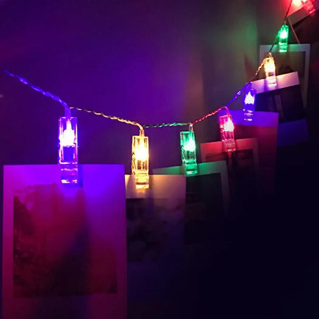 

Decorative Photo Clip LED Light String Creative Wall Decoration ip44 Lights 1 Christmas,Party, Wedding, etc.