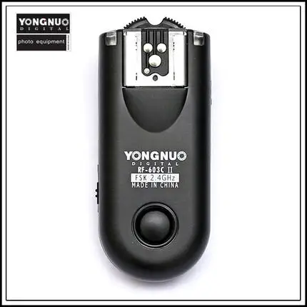 Светодиодная лампа для видеосъемки Yongnuo RF-603 N3, RF603 РФ 603 вспышка триггера 2 трансиверы для NIKON D600 D90 D5000 D5100 D3100 D7000