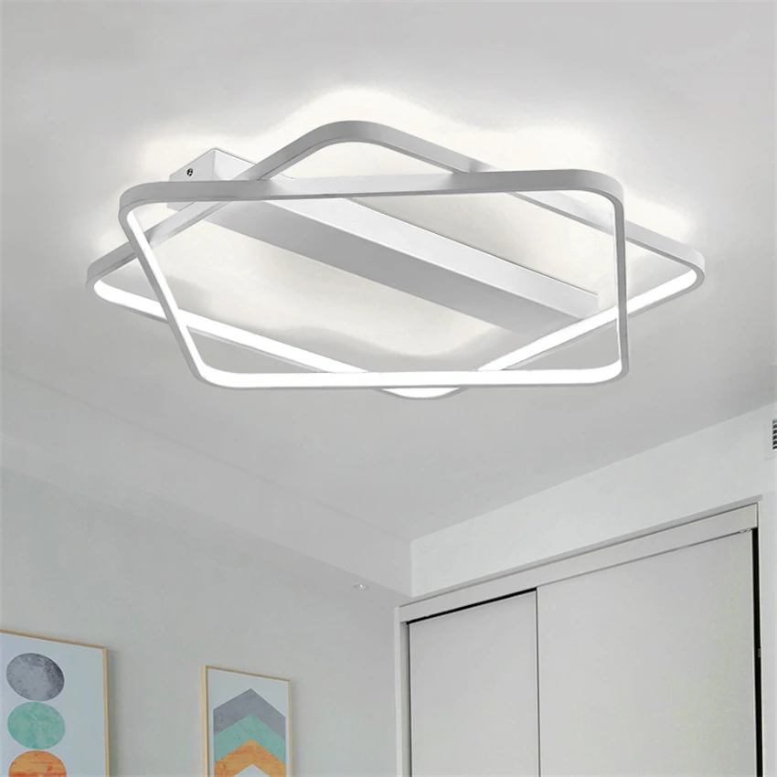 

Modern Lights Led Loft Iron Ceiling Lamp Living Room Study Ceiling Lights Bedroom Lighting Decoration Lamp Kitchen Fixture Avize