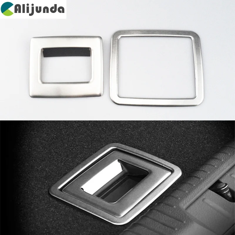

Car stick styling cover stainless steel Body key button Replacement tire frame with lamp panel for VW Golf7 Golf 7 2014 2015 201