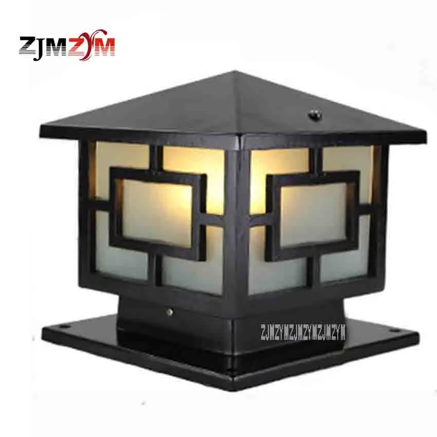 Goedkoop 2 stks partij FLWQD 0527 30 cm Europese Wandlamp Post Vierkante Lampen LED Waterdichte Outdoor Binnenplaats Gate Verlichting Villa Tuin Licht