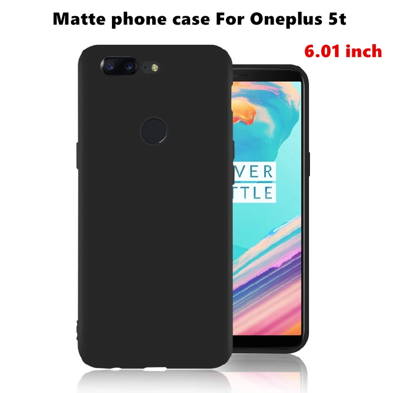 

Case For Oneplus 5t 8GB 6GB Silicone color Matte soft shell Cover One plus 5T Global Edition 6.01inch Snapdragon 835 shipping