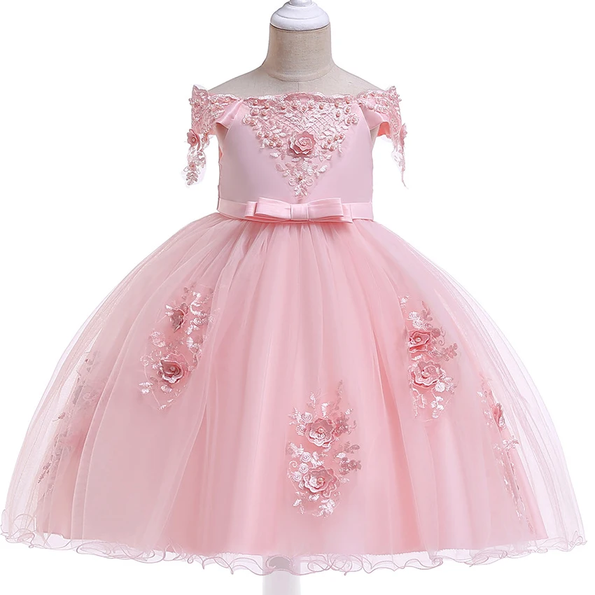 

Berngi Summer Princess Sleeveless Dress Girls Wedding Girls Dress for 3-10yrs Girls Party Costume Children Clothing