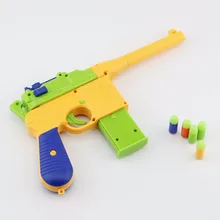 Plastic Soft Toy Gun Airsoft Pistol Pistola Airsoft Luminous Colorful Bullets Arme Arma Orbeez Gun Toys For Kids