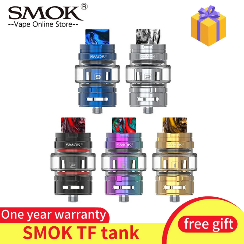 Новейший smok TF танк распылитель 6 мл емкость TF BF сетчатый сердечник электронные сигареты Morph испаритель распылитель fit Morph 219 Vape комплект