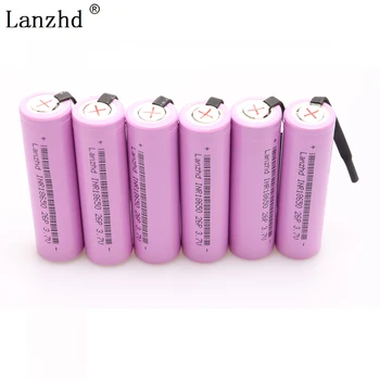 

40PCS 18650 INR18650 Rechargeable Battery DIY Nickel Sheets battery 18650 batteries 20A Discharge 2600mAh Li-ion 3.7V