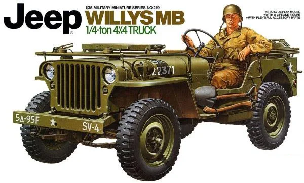 

TAMIYA 35219 1/35 Scale Jeep Willys MB 1/4 Ton 4x4 Truck