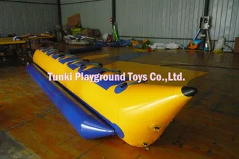 

0.9mm inflatable PVC banana boat, inflatable boat,water game tube