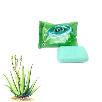 

Natural ALOEVERA Whitening firming moisturizing remove acne blackhead Handmade Essential oil soap 85g