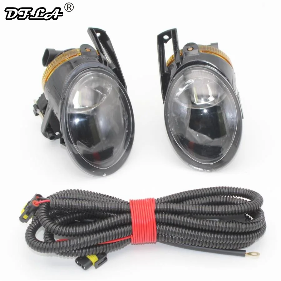 Baratos Para VW Passat B6 3C 2006, 2007, 2008, 2009, 2010, 2011 estilo frente halógena Luz de niebla de la luz de niebla con bombillas + cable