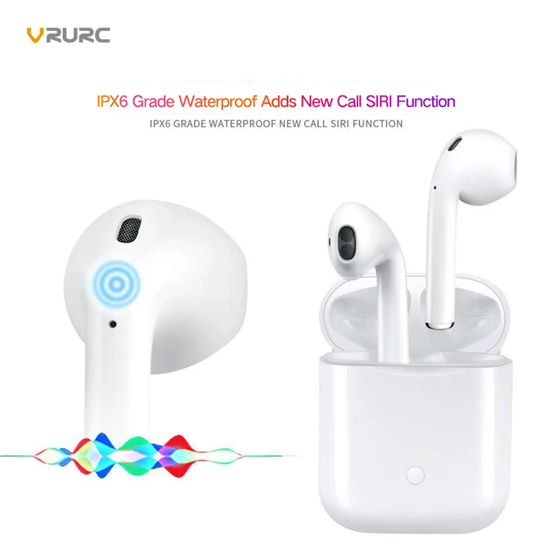 5.0 Bluetooth Earphone IPX6 waterproof Sport Headset Support wireless