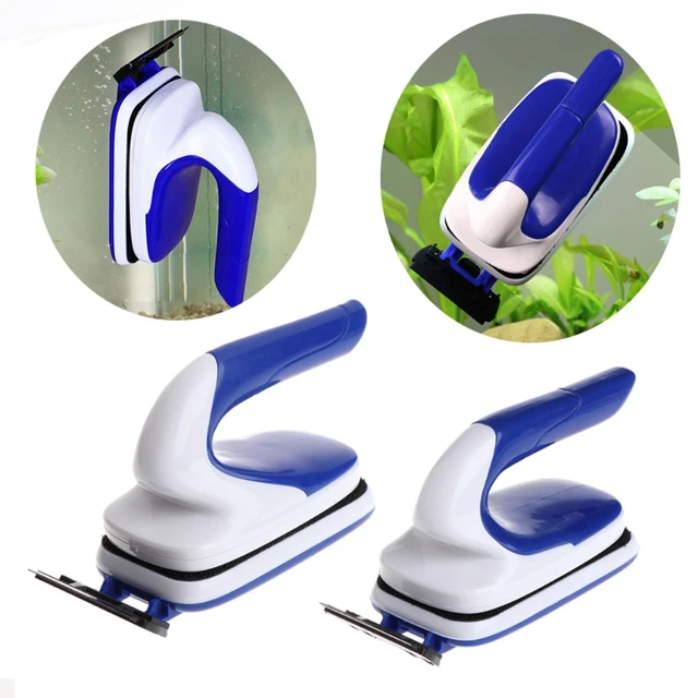 aquarium glass magnetic brush