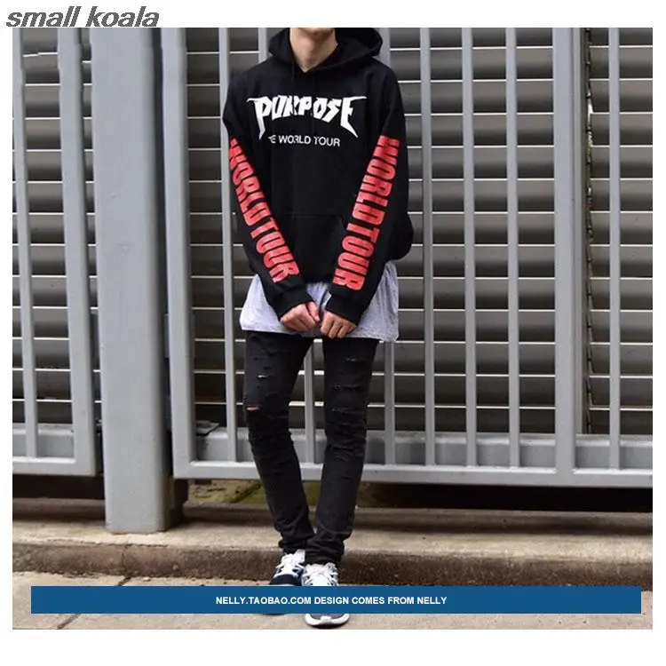 Justin Bieber Purpose Tour Hoodies& Sweatshirts Men Autumn Winter Hip Hop Streetwear Brand Fleece Hoody Pullover Man's Clothing