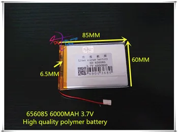 

3.7V 6000mAH 656085 (polymer lithium ion / Li-ion battery) for tablet pc,MOBILE POWER BANK;GPS,cell phone,speaker