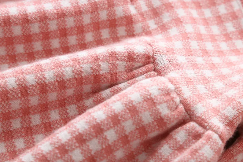 Girls Plaid Sweater Dress autumn winter children Toddler baby clothes dress for girl Kids princess party Christmas Dresses