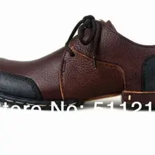 Новинка г. Стильная брендовая мужская обувь из натуральной кожи в британском стиле деловая обувь на шнуровке мужские ботинки кожаные EU39-44