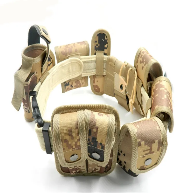 Tactical Gun Belt with Pistol Holster Police Equipment System for