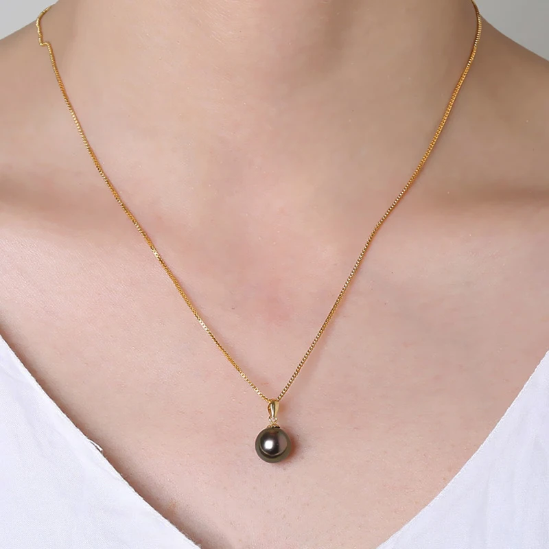 Nymph 18k Gold Natural Tahitian Black 