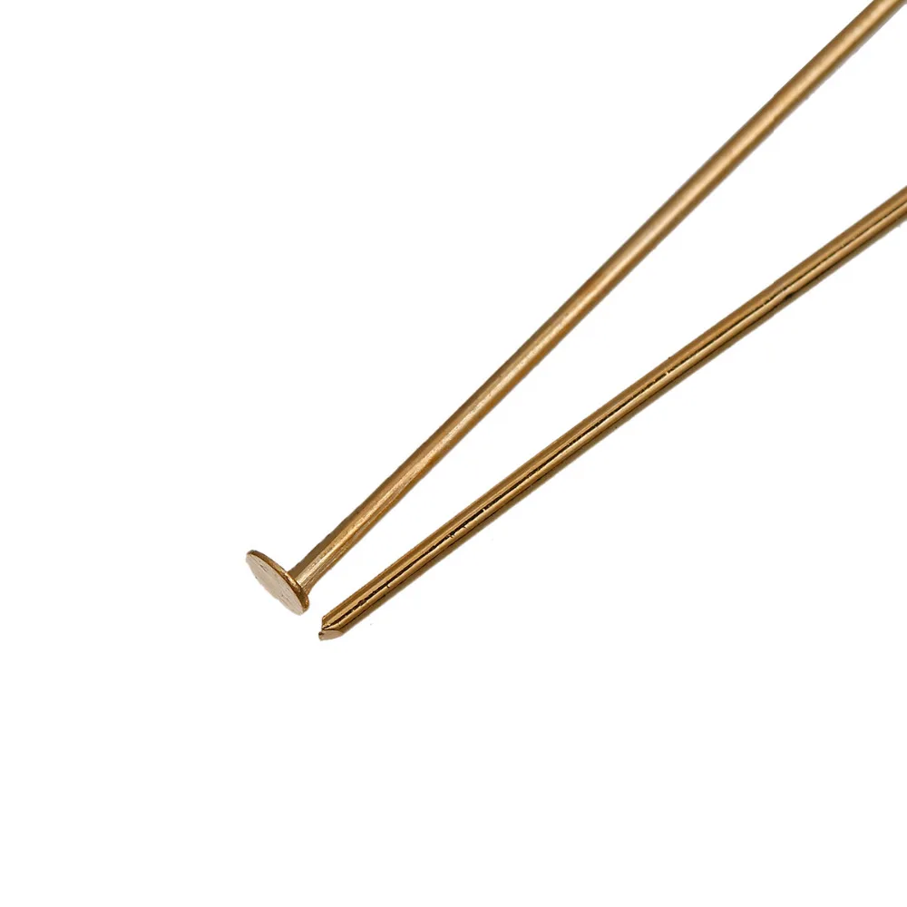 DoreenBeads сплав на основе цинка 14 K настоящий золотой цвет шпильки модные детали для