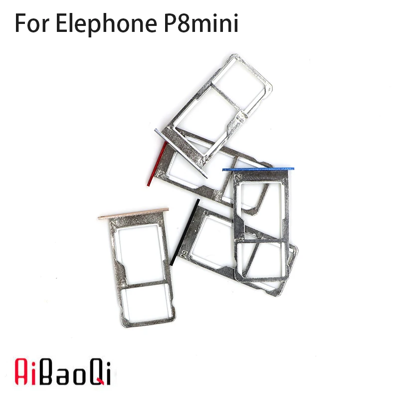 

AiBaoQi New Original Main Elephone P8 Mini Sim Card Holder 100% Original Sim Card Slot Tray Holder for Elephone P8 Mini Phone