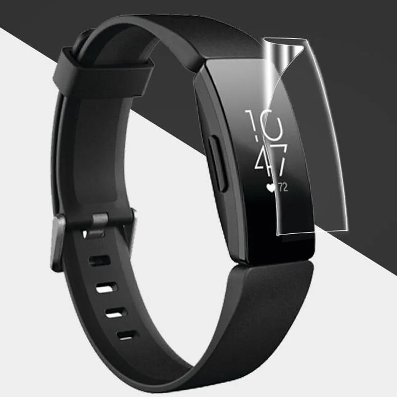 

5pcs Soft TPU Clear Protective Film For Fitbit Inspire/ Inspire HR Bracelet Smart Wristband Full Display Screen Protector Cover